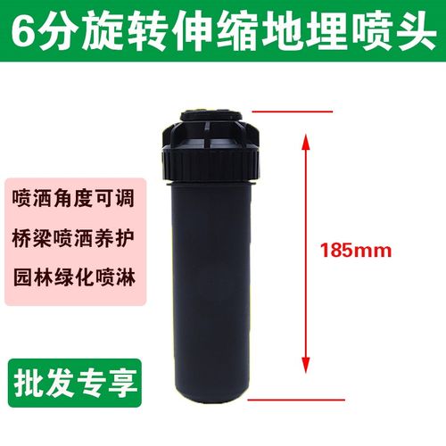 6分DN20防雨鸟自动升降地埋式旋转喷头球场草坪绿化桥梁场养护