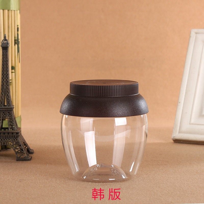 宝升塑料包装瓶批 450ml韩版酱腌菜食品小号透明泡菜坛子菜瓶发