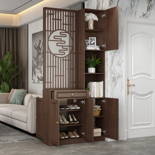 双面门厅柜客厅隔断柜屏风柜简约现代玄关柜入门实木间厅柜入户门