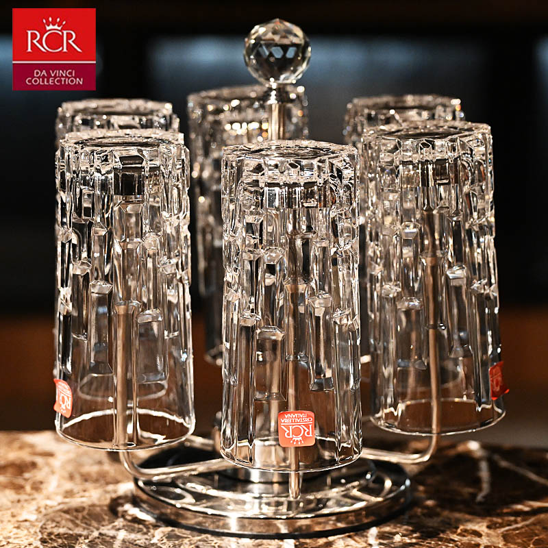 意大利进口RCR水晶玻璃家用洋酒烈酒 威士忌酒杯XO杯啤酒杯子水杯