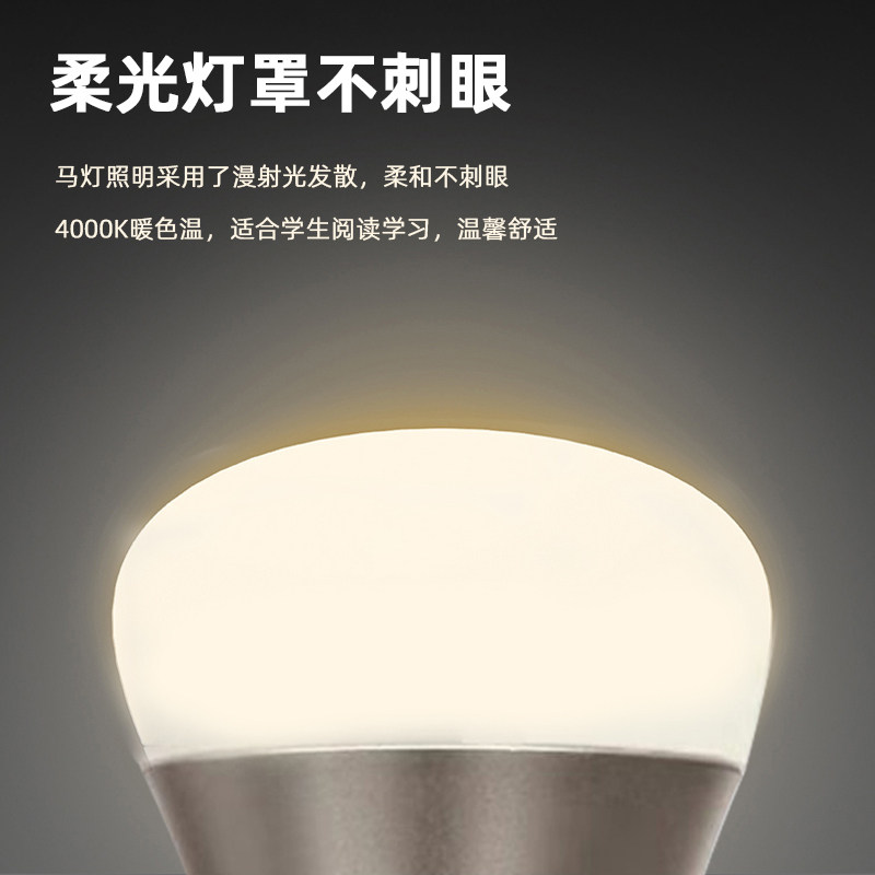 马灯蓝巨星大lus暖白色无眼闪学生儿童E27P螺口护频灯泡