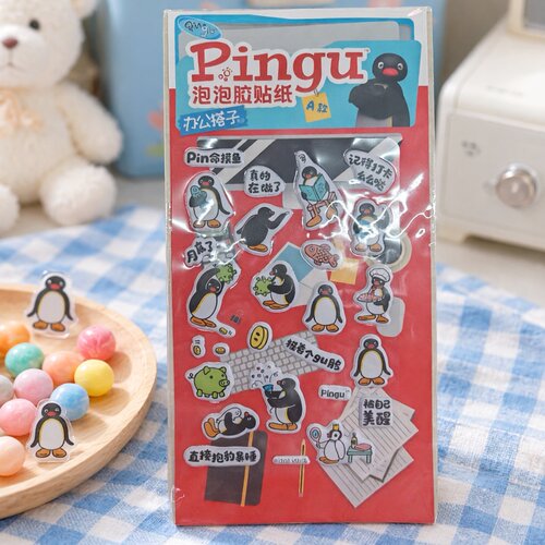 卡通立体浮雕贴手机壳箱包贴纸
