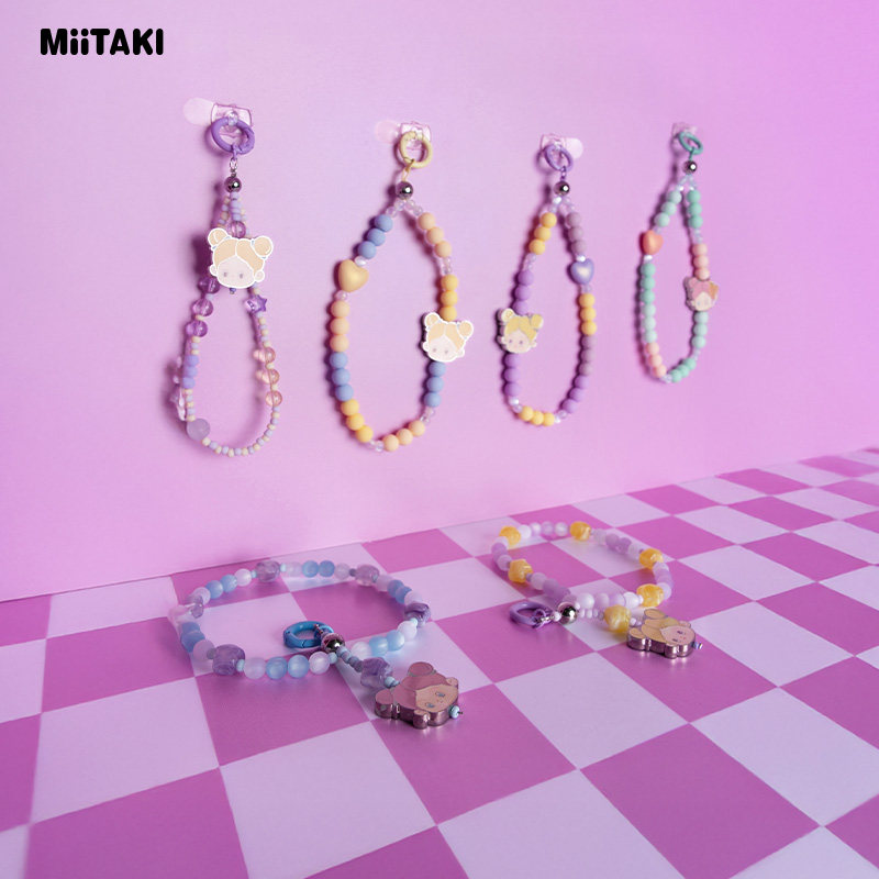 米塔集桃气可爱卡通珠饰手机挂绳创意手腕式手机链盲盒手机挂绳,模玩/动漫/周边/娃圈三坑/桌游,潮玩盲盒,淘宝优惠券,粉丝福利购,淘宝优惠卷