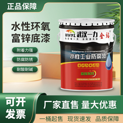 一力水性环氧富锌底 无机 云铁酸氟碳漆 丙聚 烯氨酯漆工业防腐漆