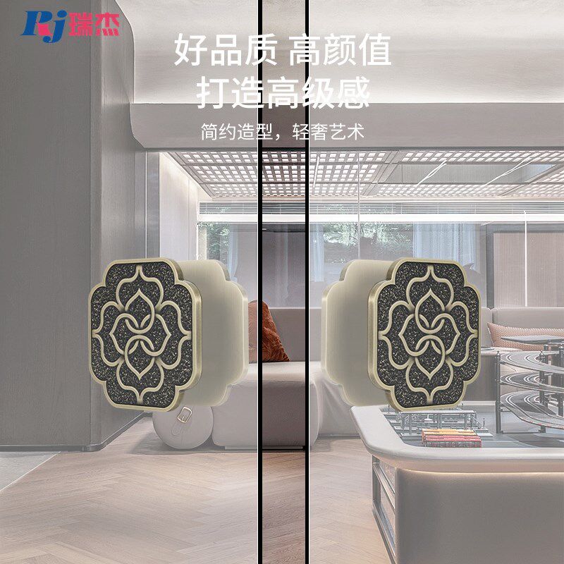 现代推拉木门拉手大店KTV展厅会所玻璃门酒门把手 古铜方形大把手