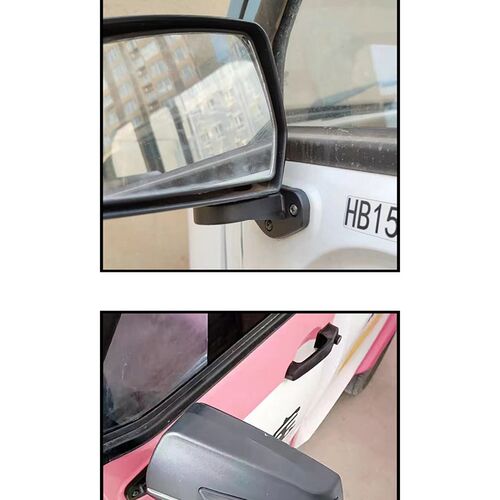 电动三轮车四轮车海宝HB1500DZK-8-10凸面倒车镜反光镜后视镜通用
