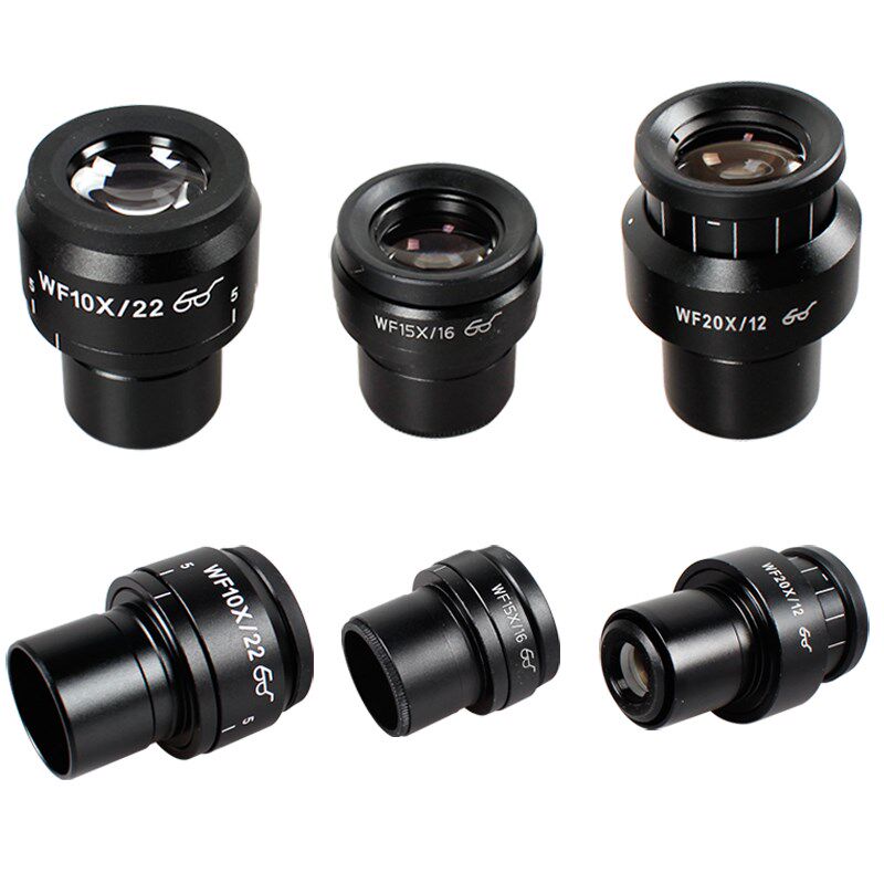 体视显微镜高眼点视镜WF10 WF15X WF20X带视差调节大目野镀膜镜片