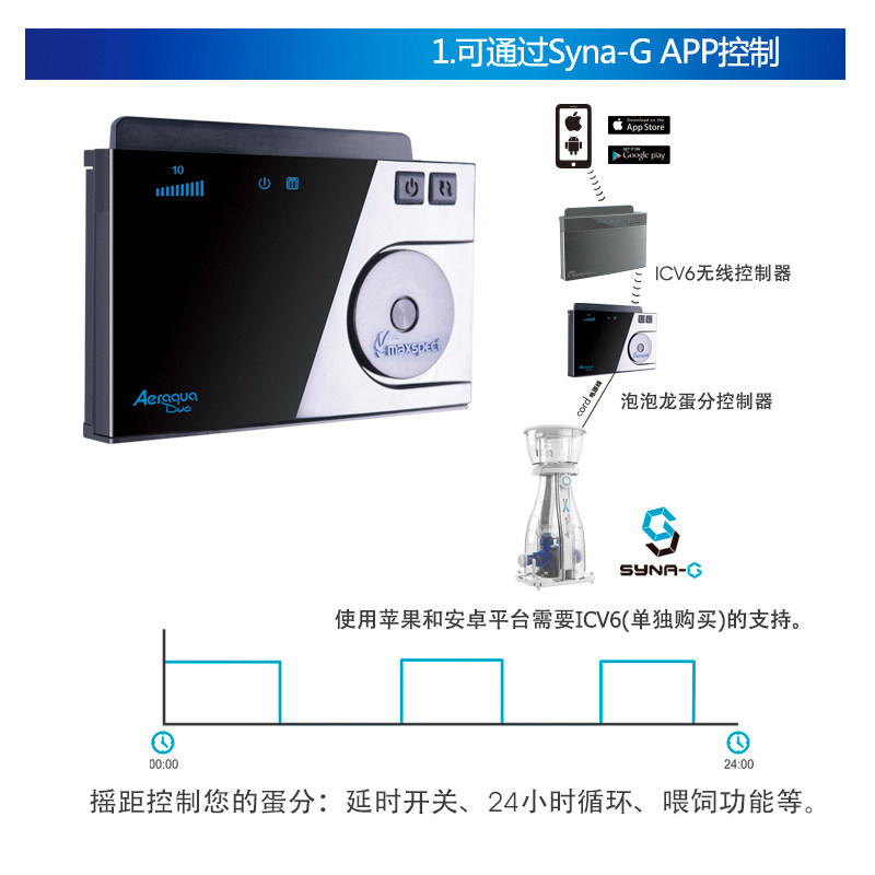 泡泡龙蛋分AD6海0备水缸过滤设0大型蛋白质分离器静音防爆冲