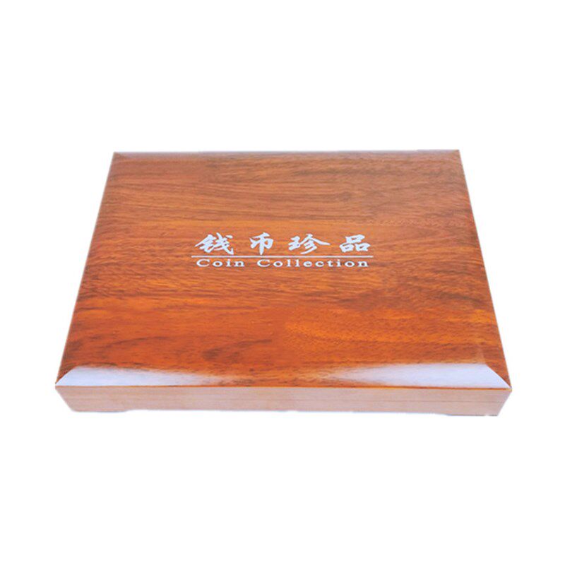 评级币收藏评级盒收藏木盒硬币鉴定盒收藏礼品盒鉴定盒收藏5枚装