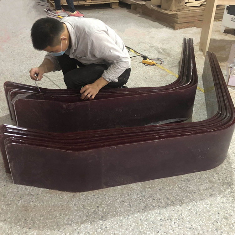 亚克力弧形切割热弯加工半透明弧形设备罩亚克力板热弯成型加工