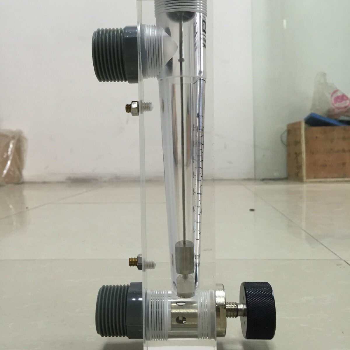 10GPM带调节面板流量计纯水设备配件流量计LZM-25转子液体流量计