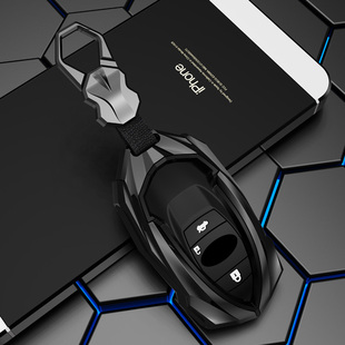 适用斯巴鲁钥匙套森林人傲虎xv力狮brz专用汽车包扣壳高档改装