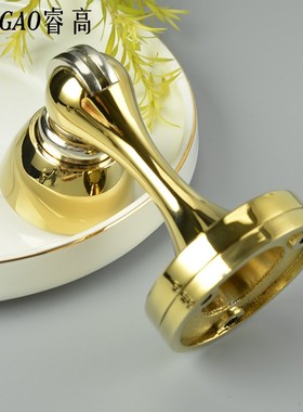 睿高 门吸强磁门碰卫生间防风房门防撞家用门挡打孔地吸墙吸灰色