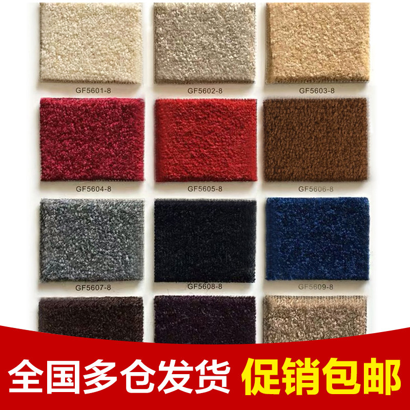加厚满铺卧室客厅房间家用办公室美容院展会全铺商用整卷整铺地毯