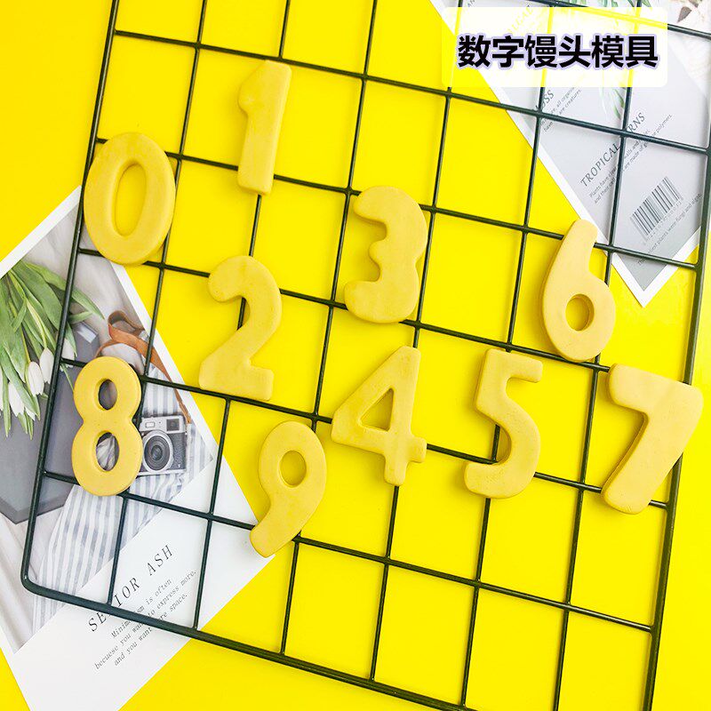 合金材质数字馒头模具烘焙翻糖饼干模具手工卡通宝宝水果蔬菜切模