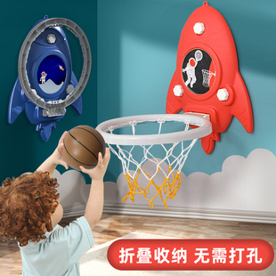 篮球框儿童室内投篮训练器球球类玩具宝宝迷你蓝球投架幼儿园挂墙