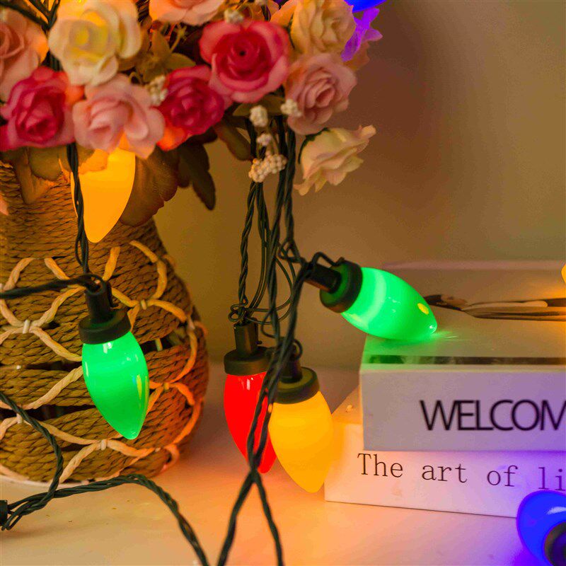 梳子家【流星花园】橱窗室内装饰橱窗展厅布置浪漫氛围彩灯闪灯串