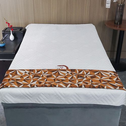 足疗足浴店按摩店大床单定制沙发巾美容院一体床单罩专用防滑定制