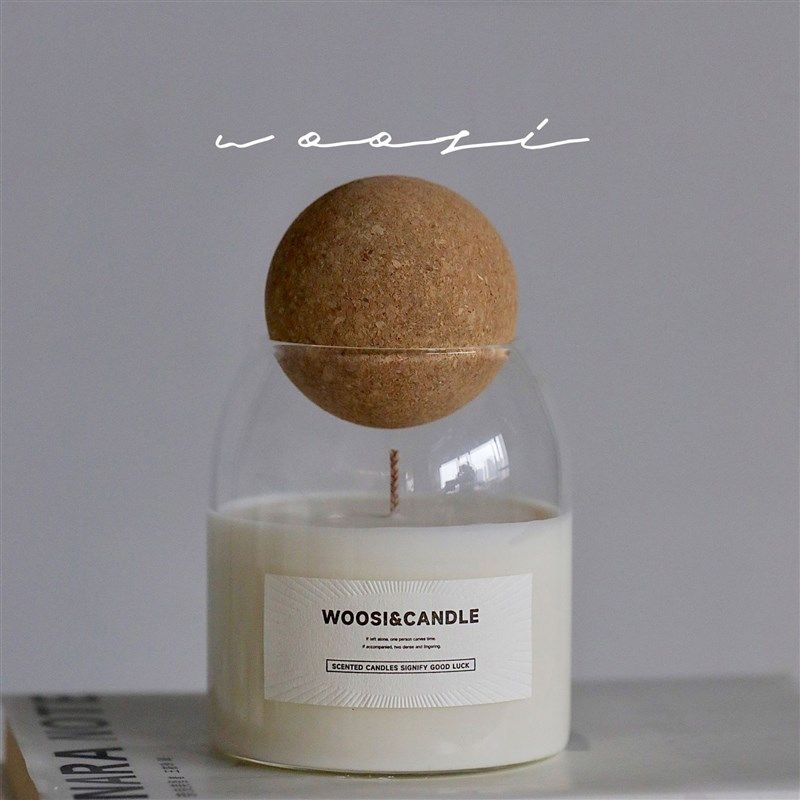 罐子香薰蜡烛杯大豆蜡圆球软木塞玻璃罐容器摆件无烟扩香创意摆台,家居饰品,香薰蜡烛,淘宝优惠券,粉丝福利购,淘宝优惠卷