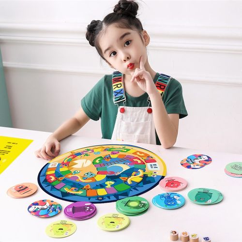 胖小狐益智启蒙情绪小怪兽管理游戏牌儿童亲子桌游早教玩具4-9岁