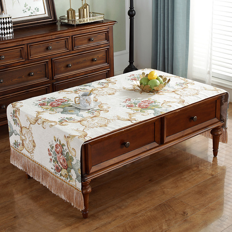 欧式古典茶几巾桌布布艺家用茶几布桌垫餐桌盖布垫布客厅茶台盖巾,居家布艺,桌布,淘宝优惠券,粉丝福利购,淘宝优惠卷