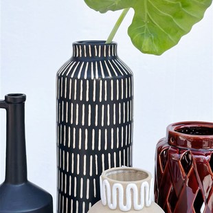 B113出口陶瓷花瓶陶瓷装 纳维亚插花礼品 饰品斯堪