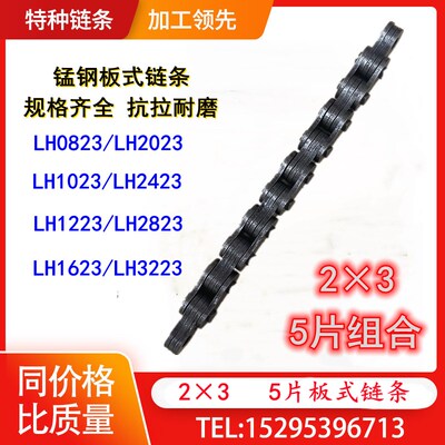 LH0823LH1023LH1223LH1623  5片板式提升堆高机升降机重载工业链