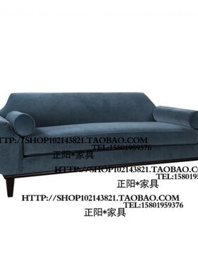 出口欧洲超震撼帝国风格实木布艺三人位沙发酒店咖啡厅影楼家具