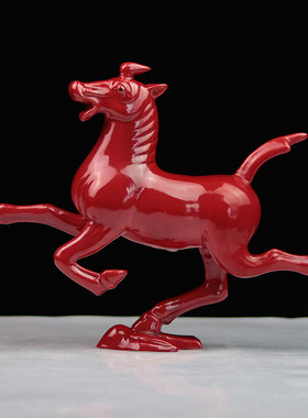 中式马踏飞燕陶瓷马摆件中式客厅玄关电视柜创意家居装饰工艺礼品