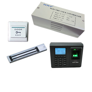 玻璃门木门铁门办公室门禁套装指纹机套装AccessControl刷卡一体