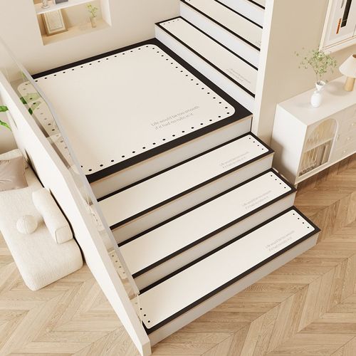 实木楼梯踏步垫楼梯垫防滑家用台阶地垫旋转楼梯脚踏垫地毯