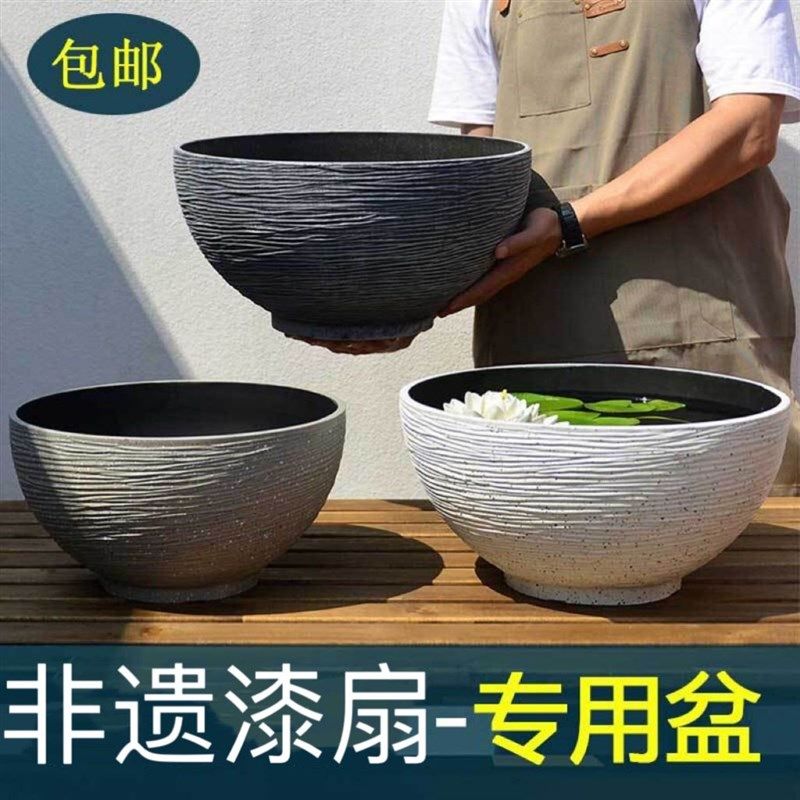 漆扇缸漆扇桶漆扇水缸漆扇盆非遗漂漆工具专用缸颜料染缸塑料水桶