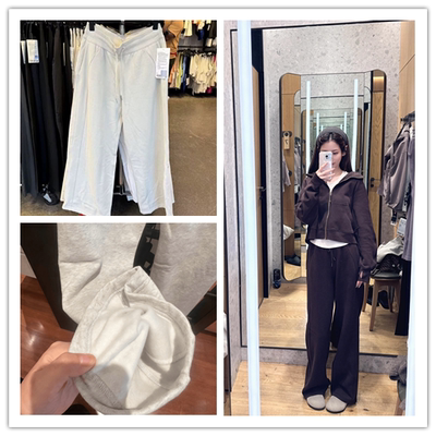 lululemonScuba加绒显瘦阔腿裤