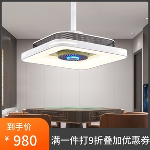 麻将机吸烟灯升降吊灯棋牌室空气净化器茶楼馆房桌专用抽烟排烟灯