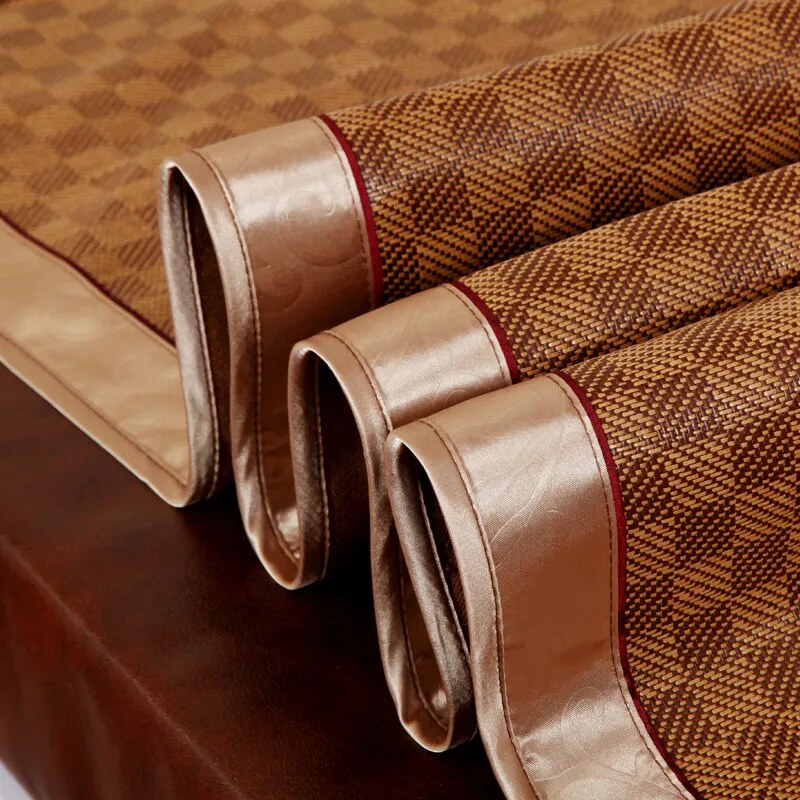 凉席藤席夏季可折叠冰丝席夏天学生宿舍三件套单人冬夏两用草席子,床上用品,凉席/草席/麻席,淘宝优惠券,粉丝福利购,淘宝优惠卷