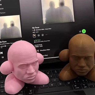 饰潮流个性 星之卡ye 侃爷星之卡比摆件坎爷韦斯特kirby抽象玩具装