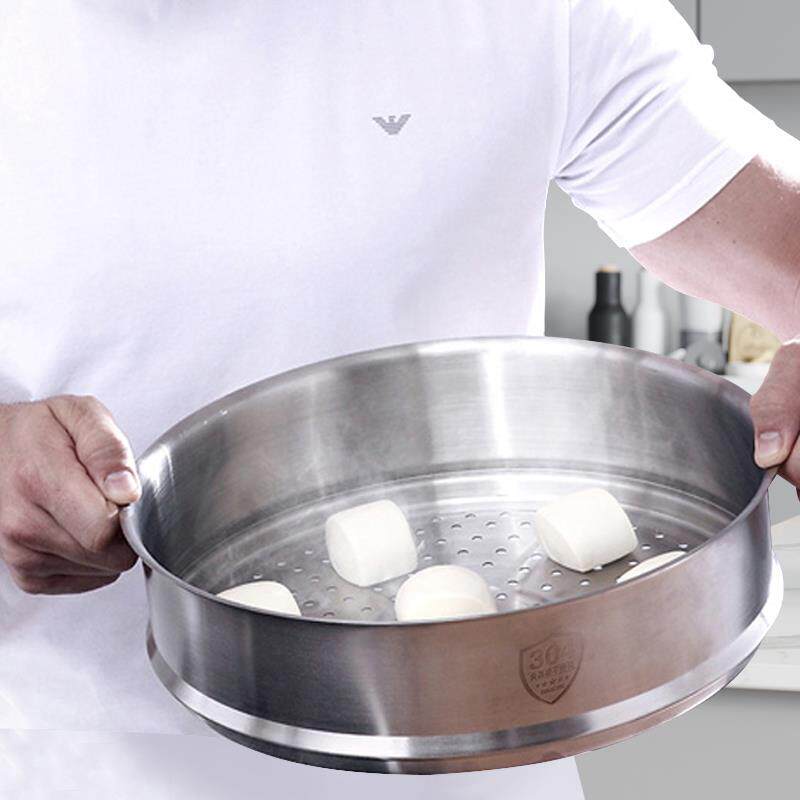 新款功能电热锅蒸笼蒸片*蒸屉帘子不锈钢蒸笼韩式四方锅蒸笼