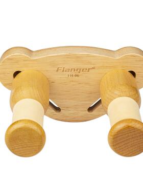 FLANGER FH-06 古典吉他挂钩免打孔民谣电贝斯通用墙壁吊架实木尤