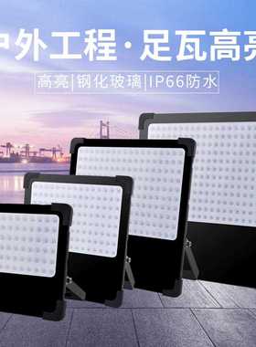 超薄LED投光灯照树灯50W100W150W200瓦户外照明灯防水工程泛光灯