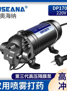 DP-170F超高压力自吸泵220v加压喷雾机器纯净水设备增压清洗水泵