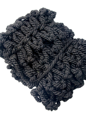 黑色安全网楼梯防护网尼龙绳网防坠网吊顶网装饰网挂拳套网攀爬网