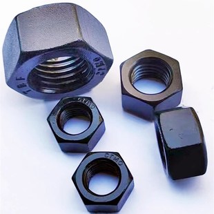 GB6175 8.8级12.9级35crmo加厚2型外六角螺母帽M8M10M12M14M16M18