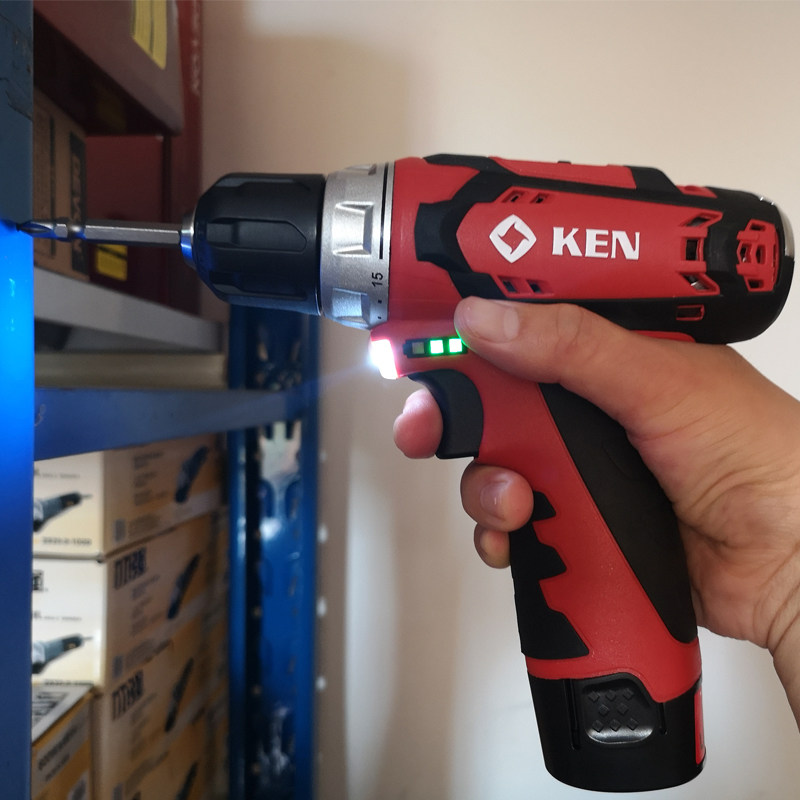 锐奇无刷充电钻锂电钻6012C手电钻家用多功能电动螺丝刀充电手钻