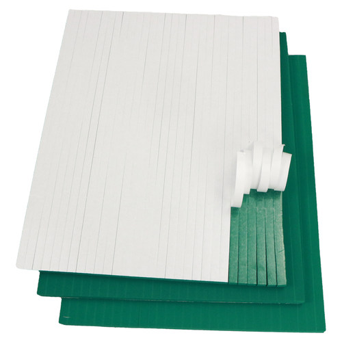 印刷模切刀版弹垫R5060度刀模海绵条平压平模切机刀模绿色弹力胶