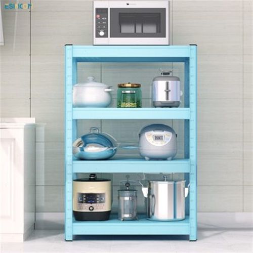 厨房置物架落地多层家用微波炉锅架阳台收Q纳架杂物架子金属储