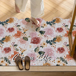 入户门地垫加厚丝圈脚垫可自由裁剪地毯门垫进门门口入门入户家用