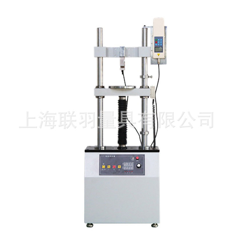 上海2吨电动立式双柱测试台20000N拉压万能测试架电动操作台
