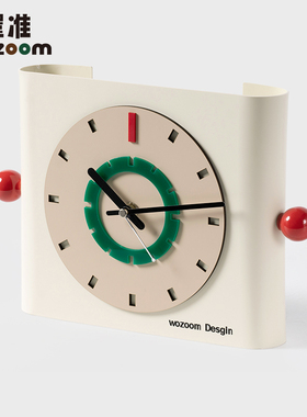 WO屋准入户玄关桌面座钟摆件客厅电视柜网红创意时钟装饰品