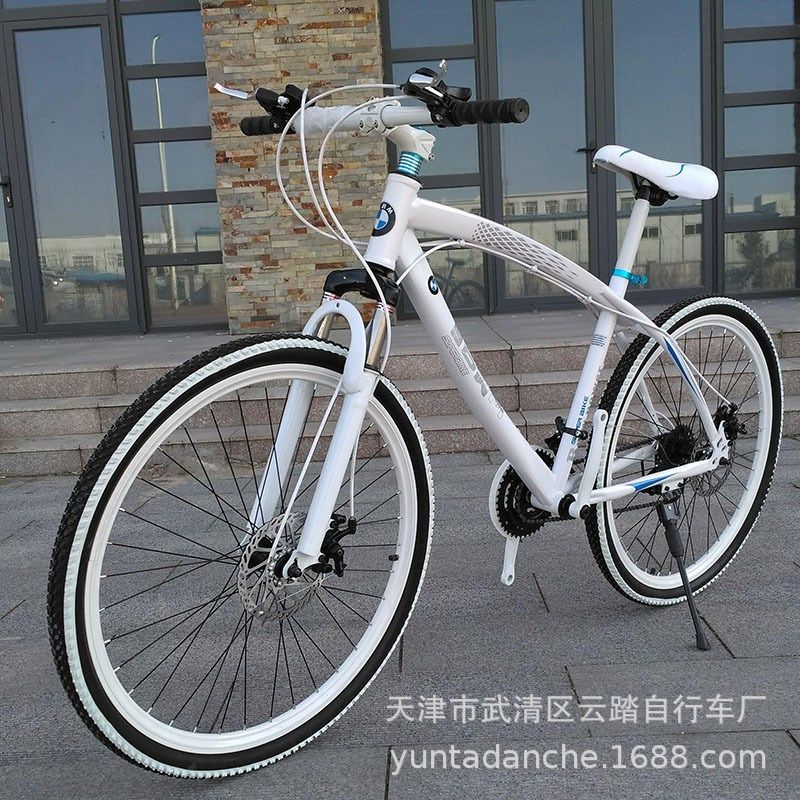 宝马架型山地自行车成人男女代步车减震越野赛车公路学生跑车