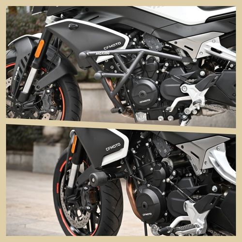 适用春风NK800保险杠防摔球防撞竞技弹簧头前护杠摩托车改装配件